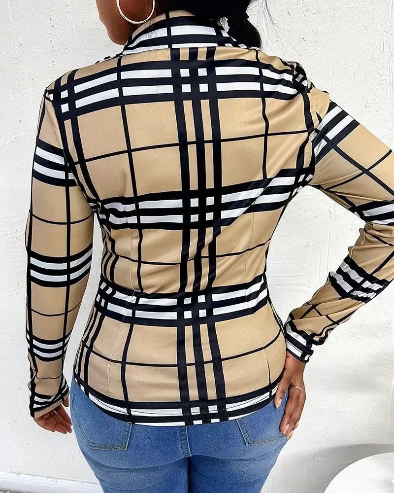 Deanwangkt - Plaid button-up shirt with flap pocket - Deanwangkt