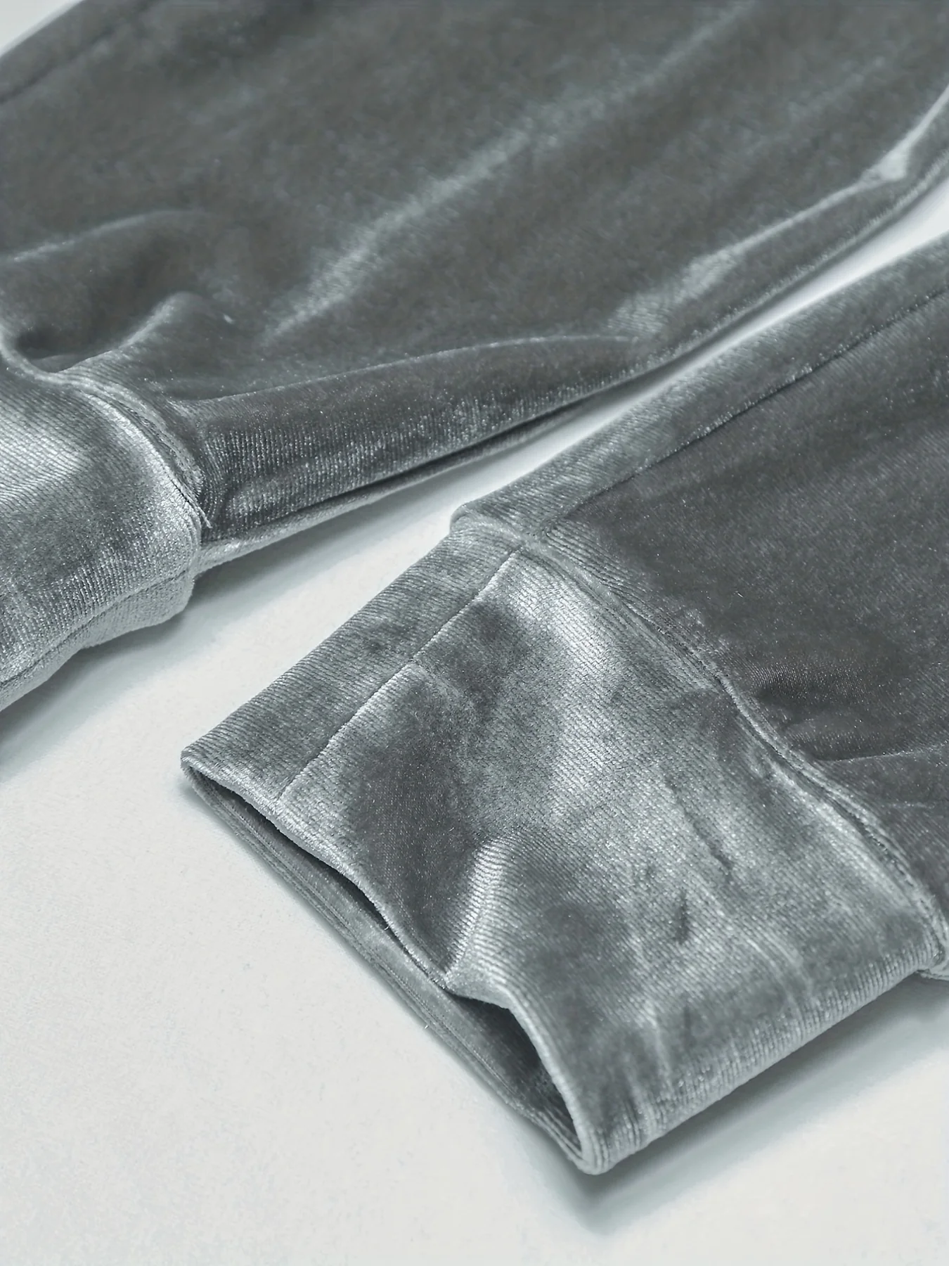 deanwangkt-1  Solid Casual Two-piece Set, Long Sleeve Hooded Tops & Long Length Slim Pants Outfits, Women's Clothing - Deanwangkt