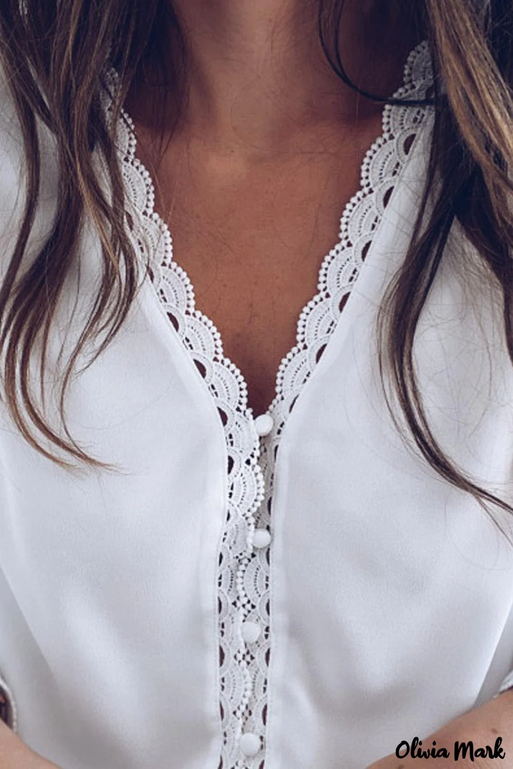 Deanwangkt - Black Crochet Lace Button Down Long Sleeve Shirt - Deanwangkt