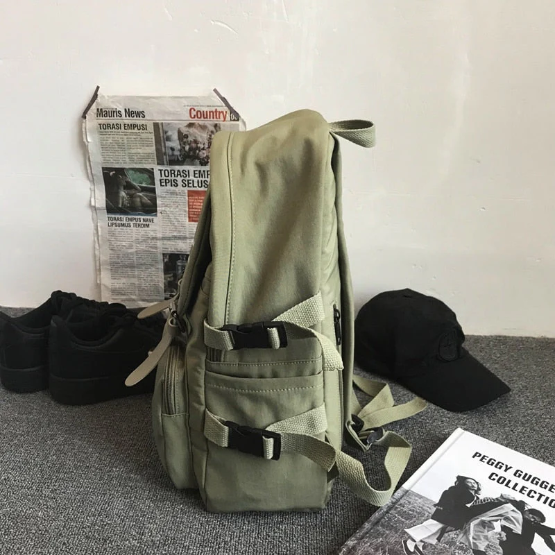 Back to school backpack Fashion Student Travel Bags Waterproof Nylon Cute Bag Girl Men Laptop Bags Female Large Capacity Bagpack - Deanwangkt