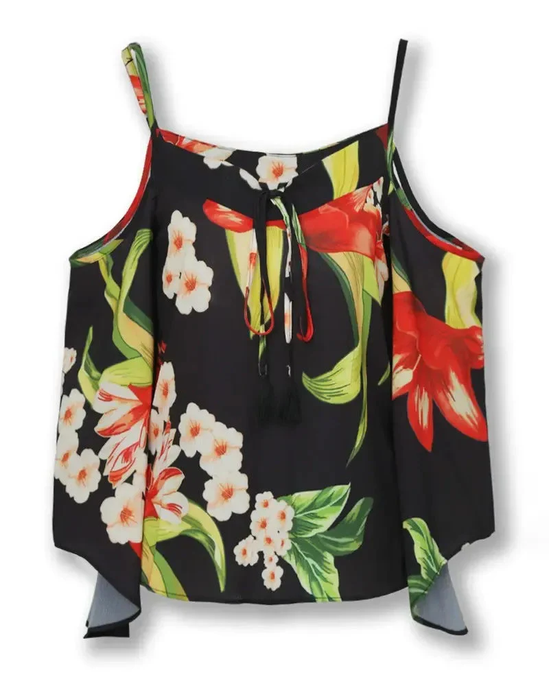 Deanwangkt - Off-the-shoulder floral blouse - Deanwangkt