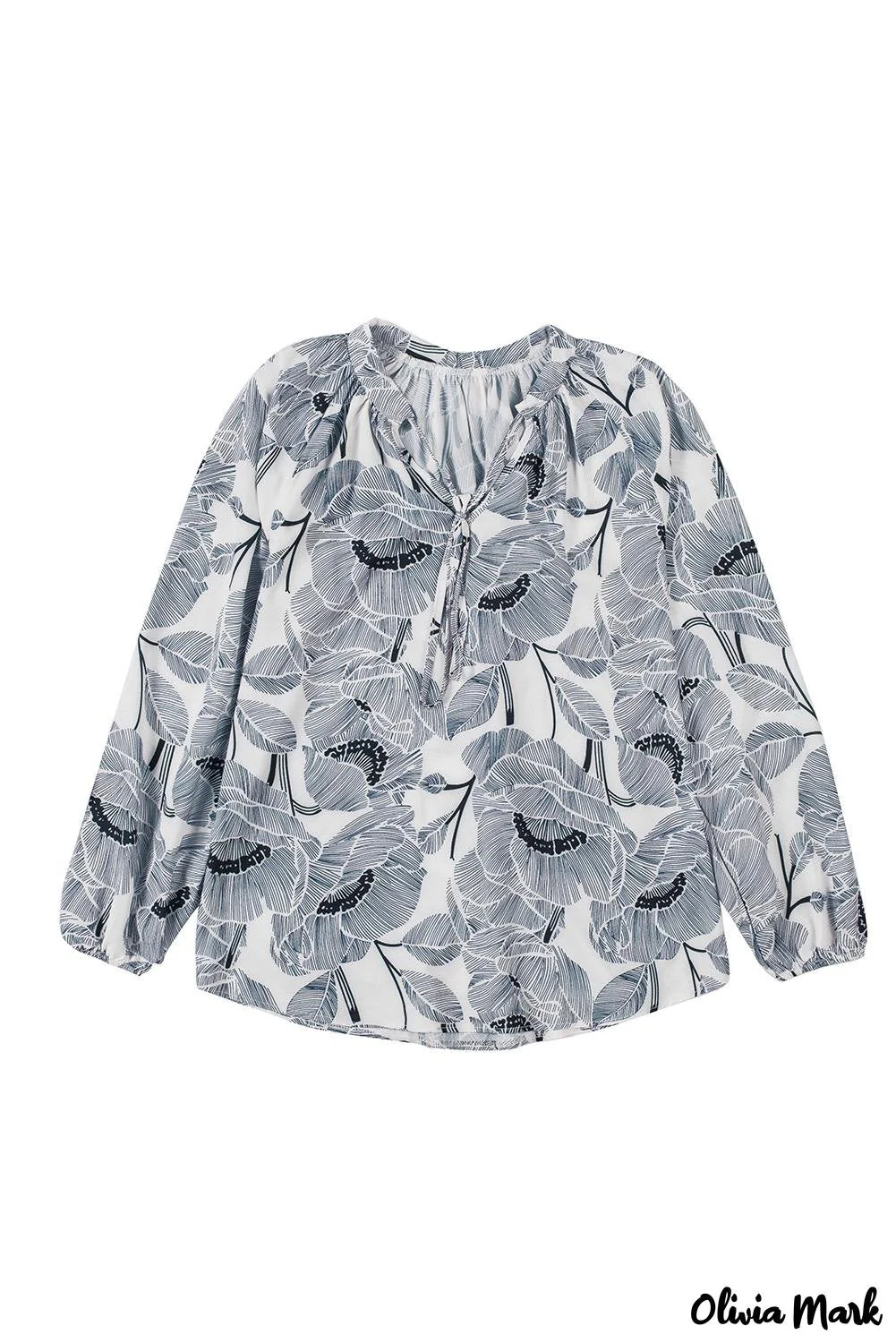 Deanwangkt - Multicolor Peasant Blouse With Floral Print - Deanwangkt