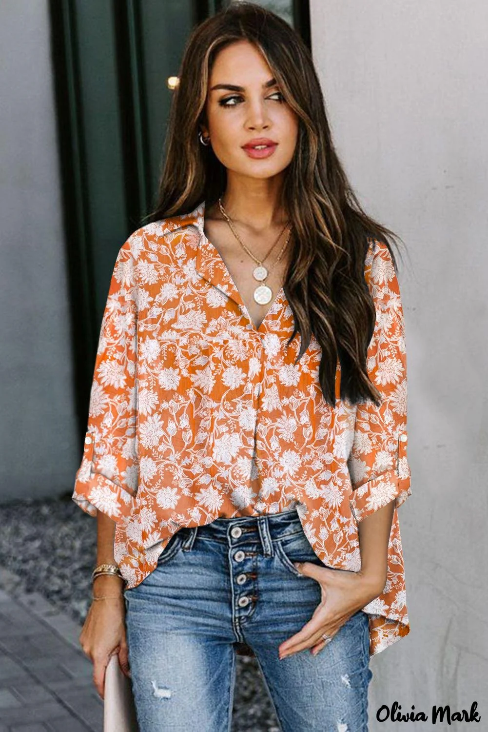 Deanwangkt - White Floral Button Down Long Sleeve Shirt - Deanwangkt