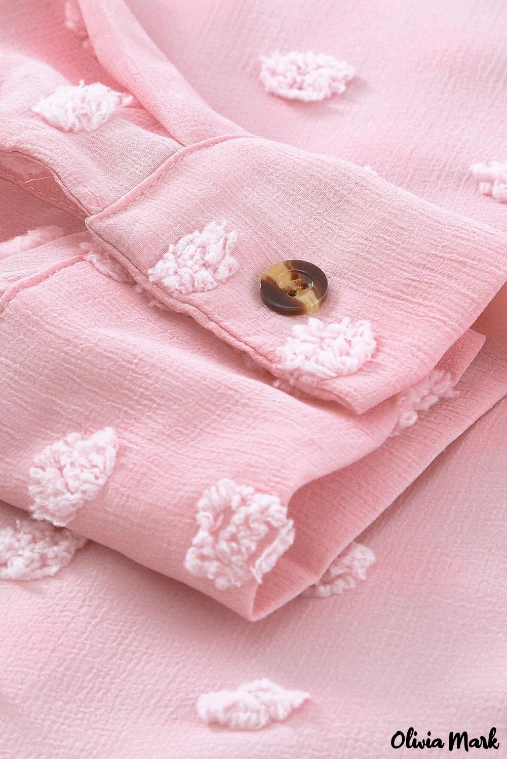 Deanwangkt - Green Polka Dot Long Sleeve Button Pocket Shirt - Deanwangkt