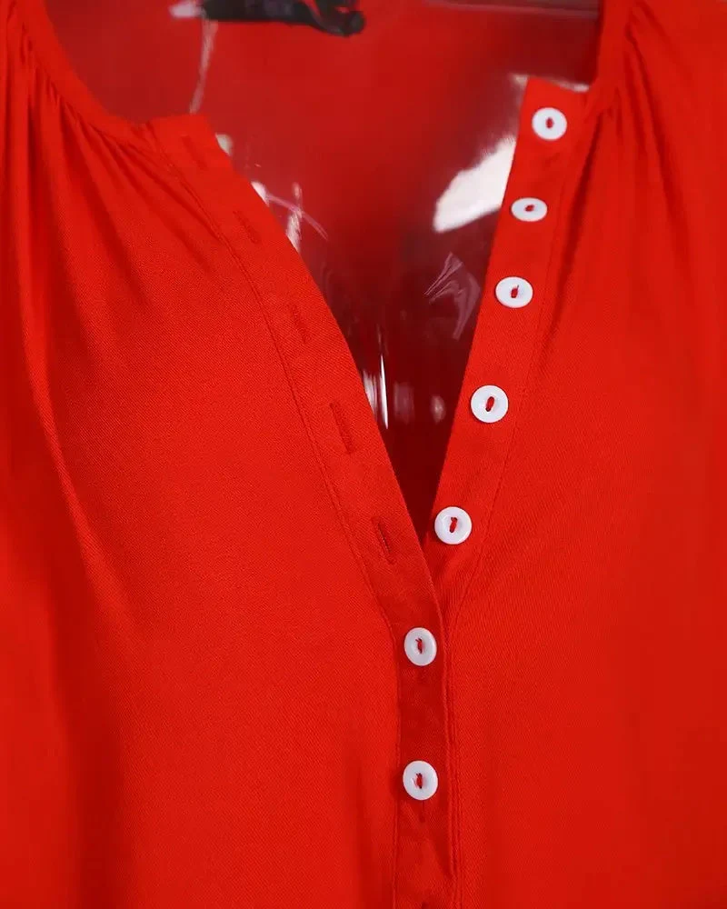 Deanwangkt - Casual Button Up Long Sleeve Shirt - Deanwangkt