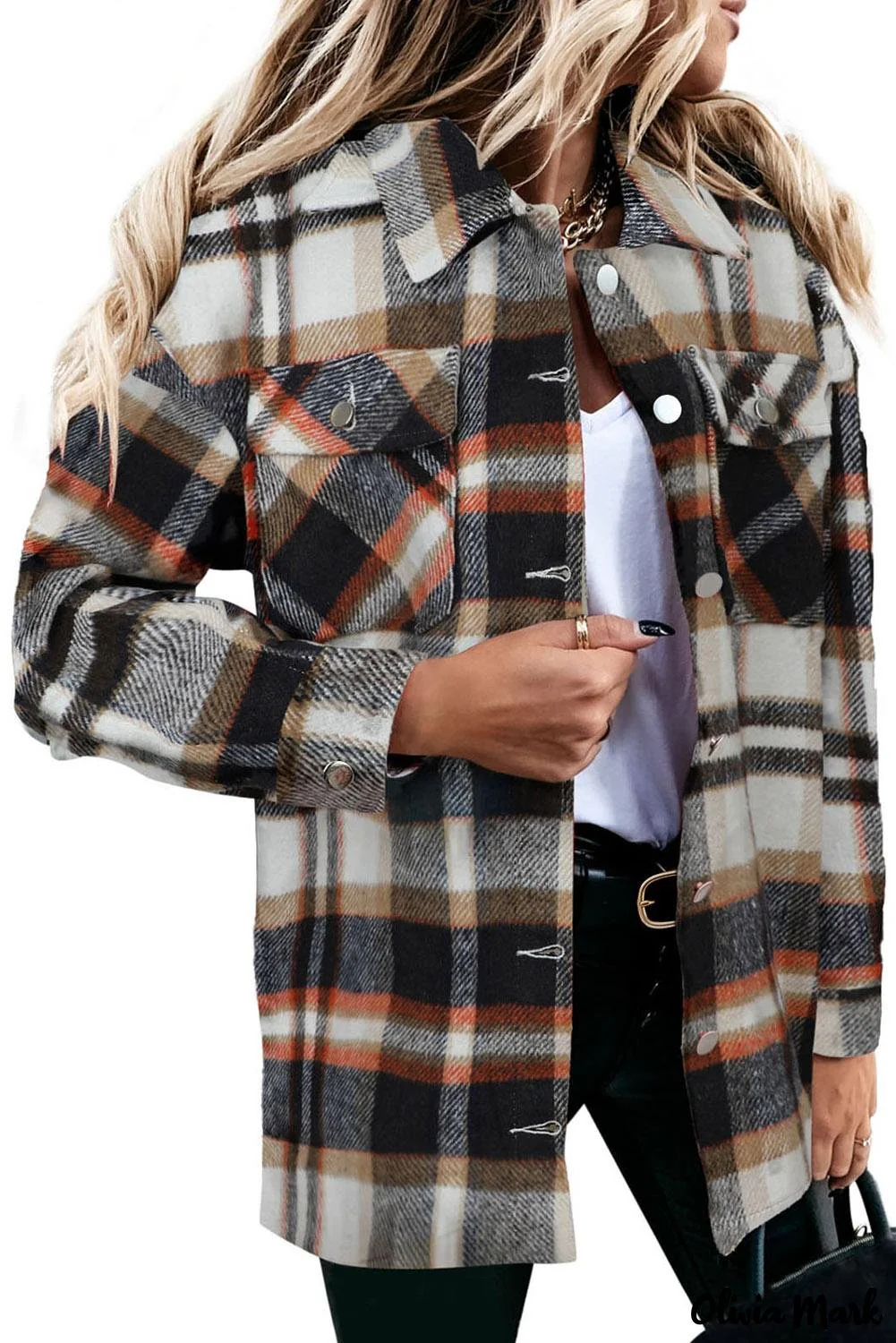 Deanwangkt - Pink Geometric Check Pocket Shirt - Deanwangkt