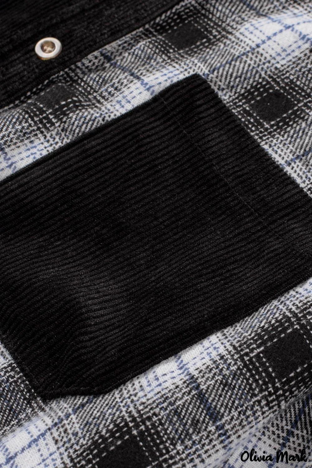 Deanwangkt - Oversized button-up shirt in checked corduroy - Deanwangkt