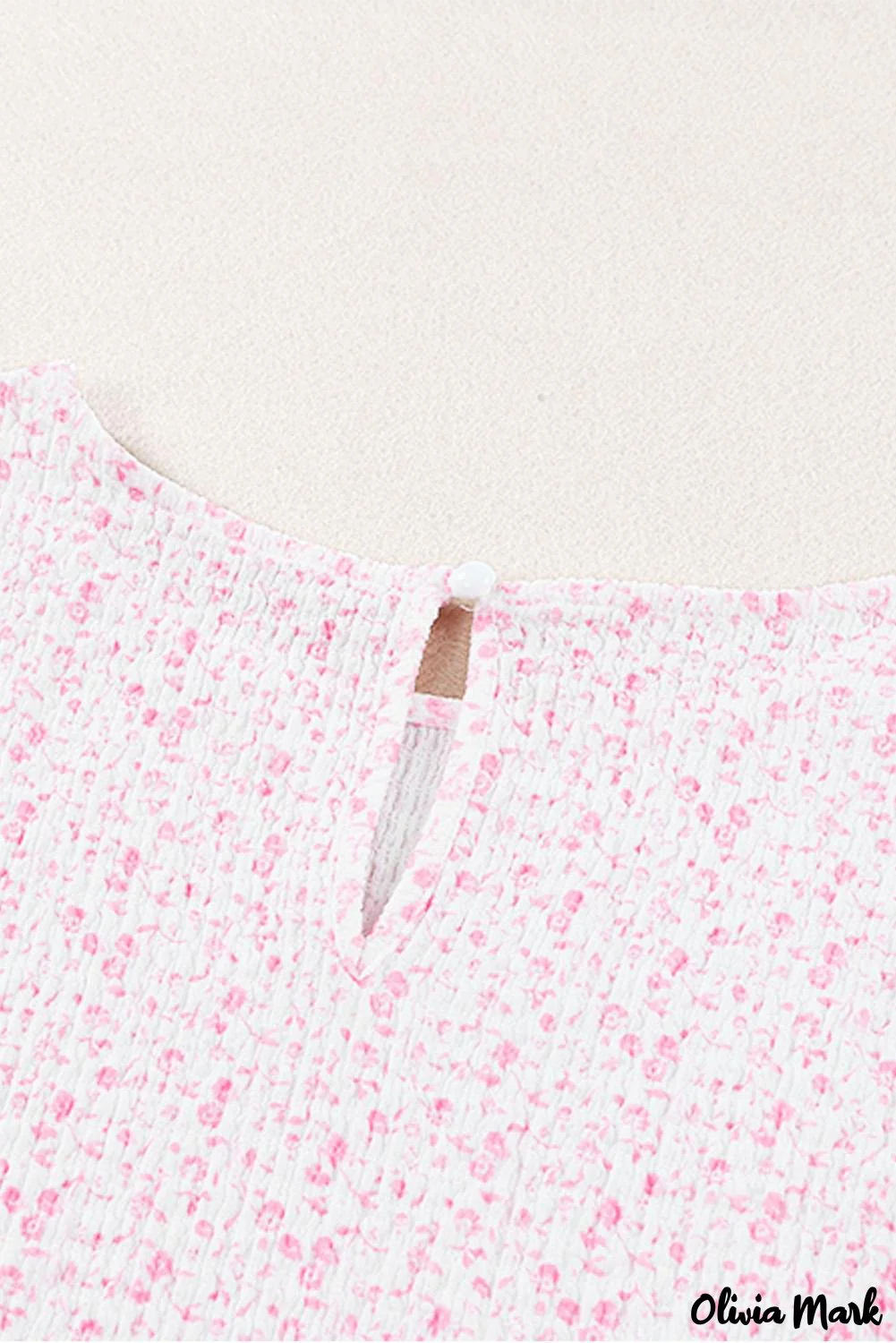 Deanwangkt - Black Floral Smocked Puff Sleeve Blouse - Deanwangkt