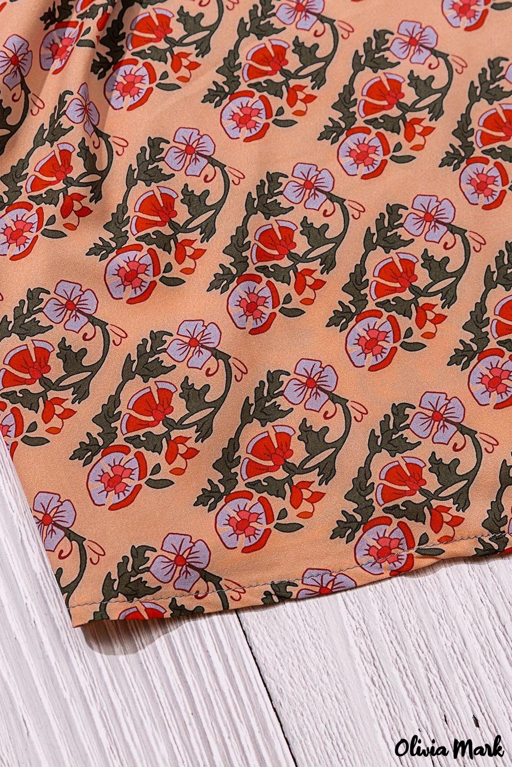 Deanwangkt - Multicolor Peasant Blouse With Floral Print - Deanwangkt