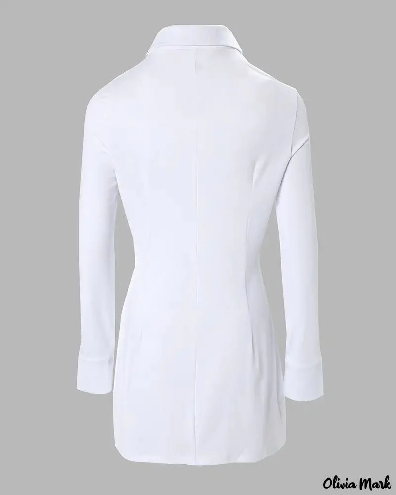 Deanwangkt - Asymmetric Long Sleeve Slit Casual Top - Deanwangkt