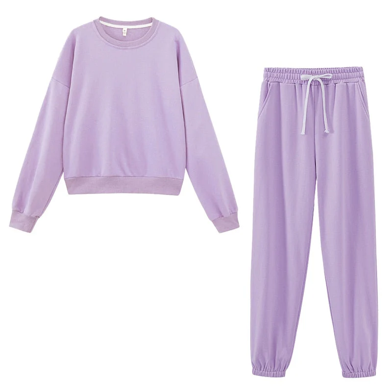 Christmas Gift Deanwangkt Casual Shorts Set Pants Suit Women Tracksuits Harajuku Sweatshirts Elastic Waist Pencil Pants High Waist - Deanwangkt