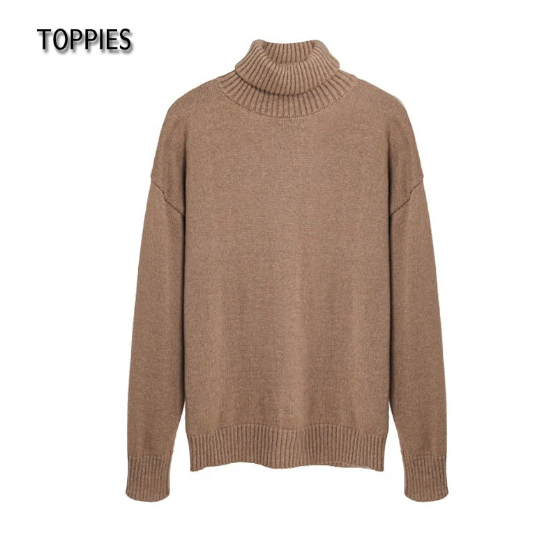 Christmas Gift Deanwangkt Autumn Winter Women's Sweater 15% Wool Green Turtleneck Sweater Knitted Tops Jumper Korean Clothes - Deanwangkt