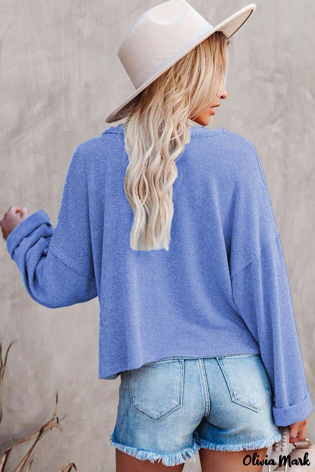 Deanwangkt - Loose buttoned khaki long sleeve shirt - Deanwangkt