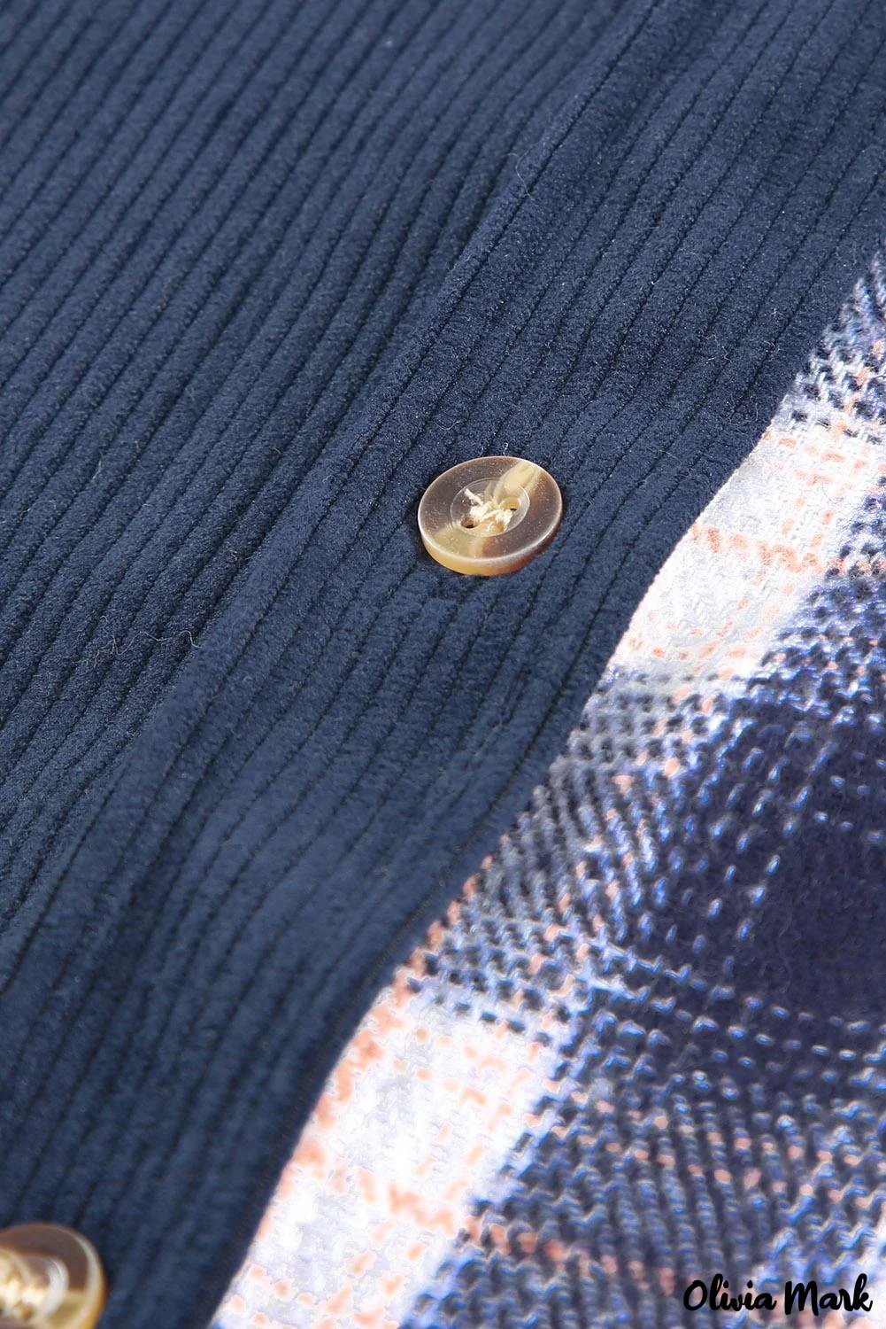 Deanwangkt - Oversized button-up shirt in checked corduroy - Deanwangkt