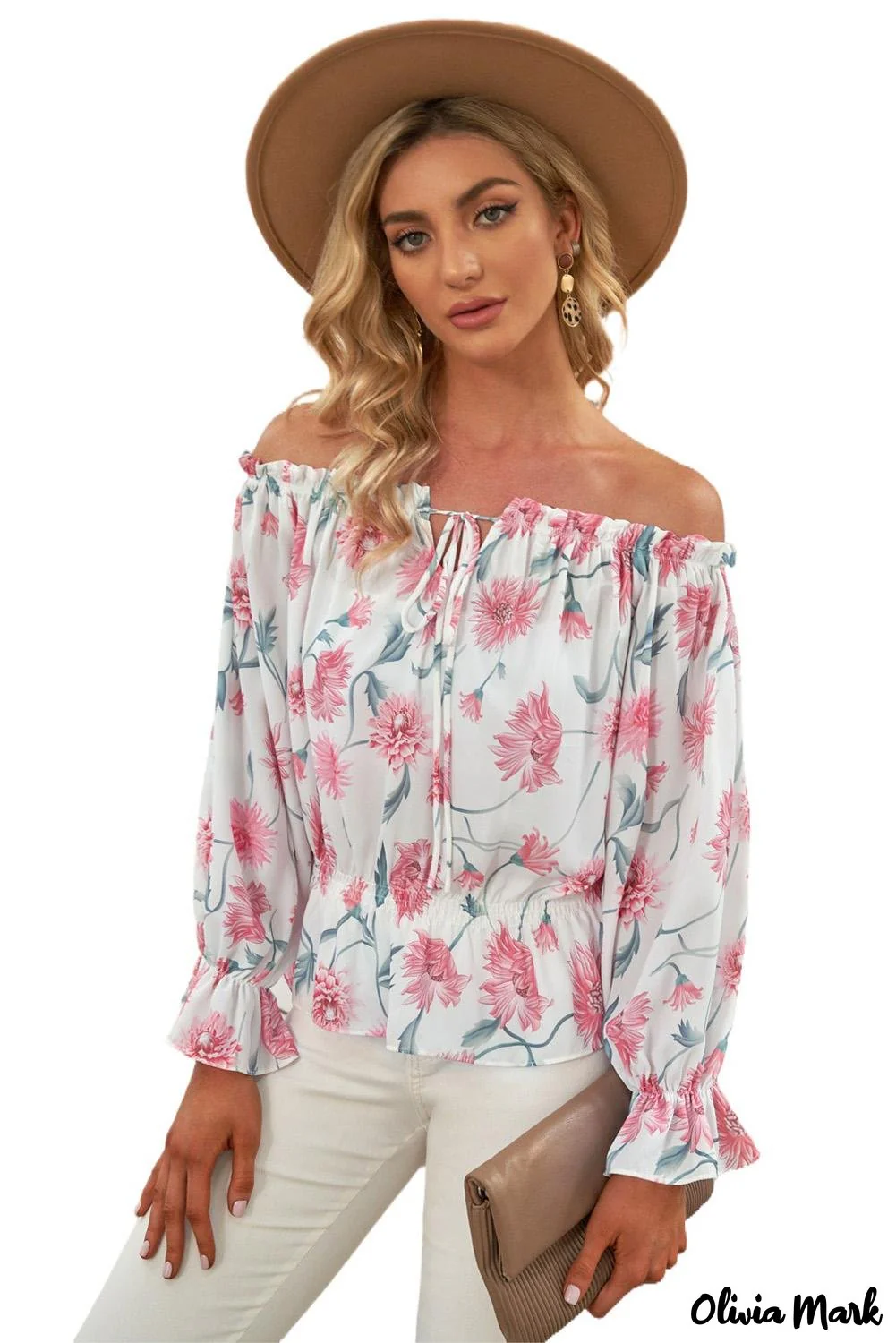 Deanwangkt - Floral off-the-shoulder blouse - Deanwangkt