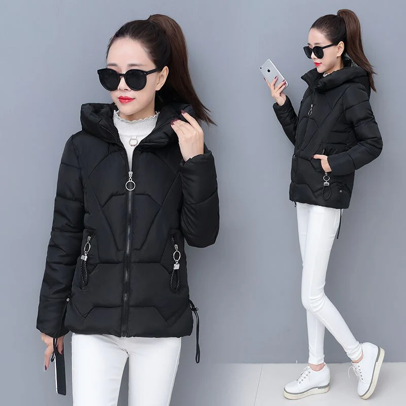 Christmas Gift Deanwangkt Winter Jacket Women Coats Hooded Jackets Parkas Thick Warm Cotton Padded Female Loose Short Coat Outwear Plus size 4XL P820 - Deanwangkt