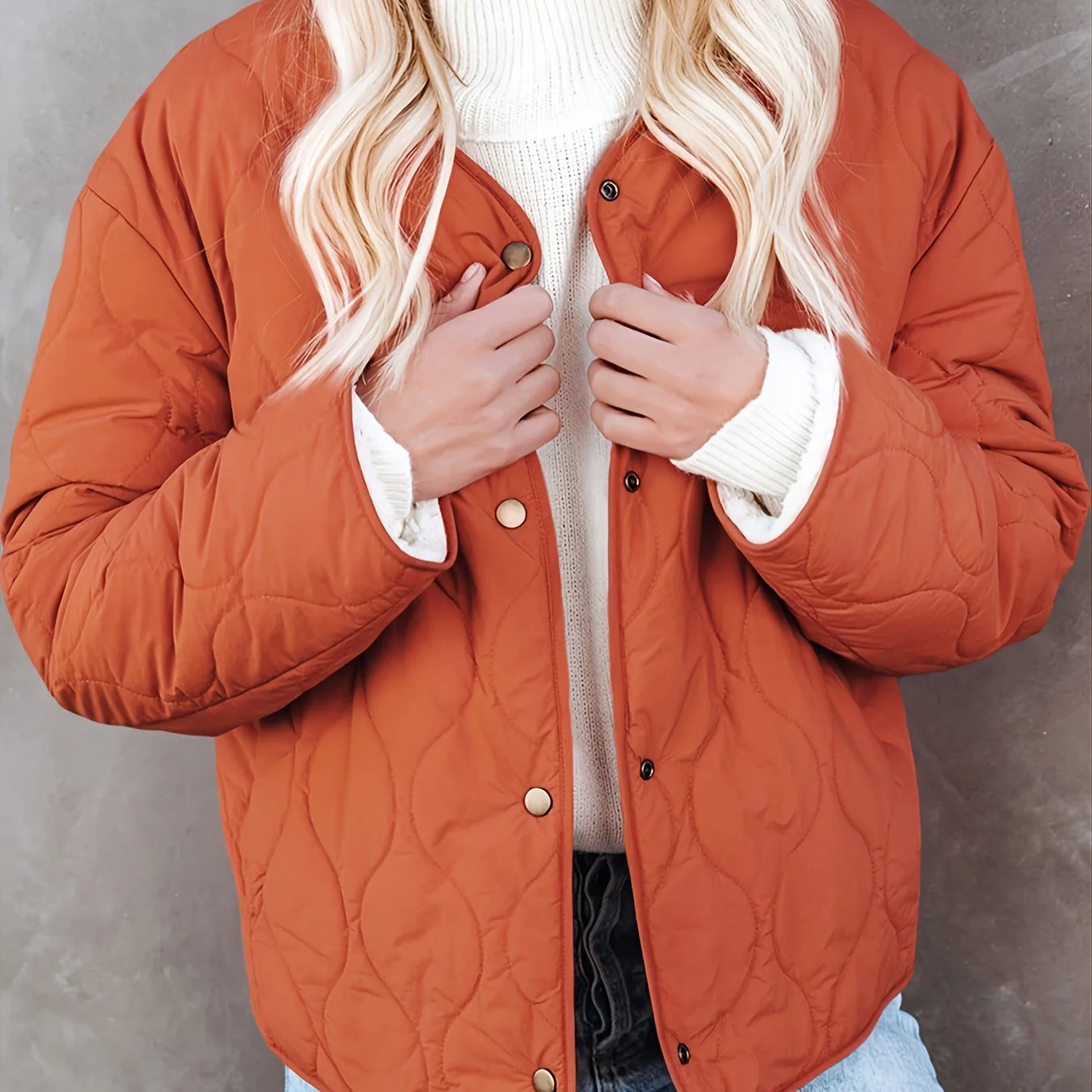 Women's Outerwear Solid Pocket Padded Coat - Deanwangkt