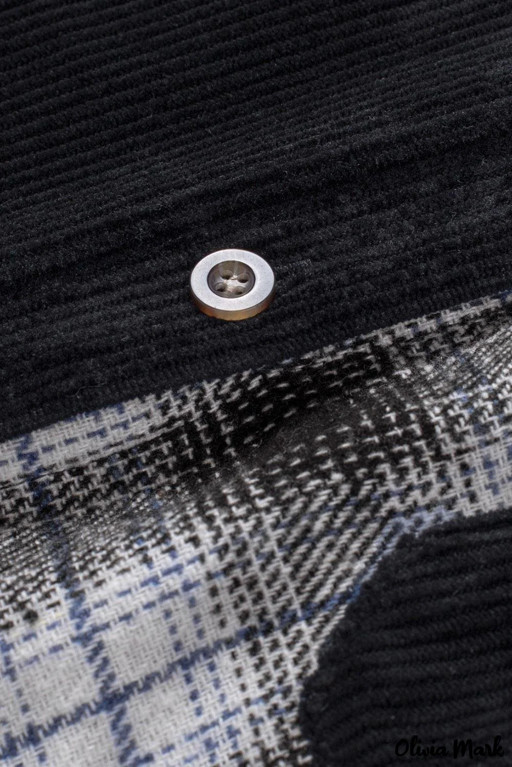 Deanwangkt - Oversized button-up shirt in checked corduroy - Deanwangkt