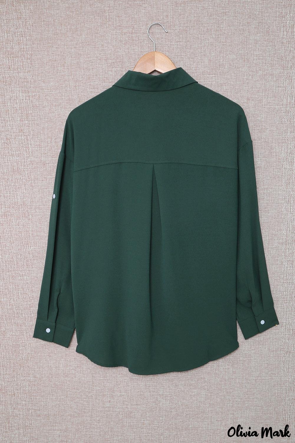 Deanwangkt - White buttoned shirt with long sleeves and plain pocket - Deanwangkt