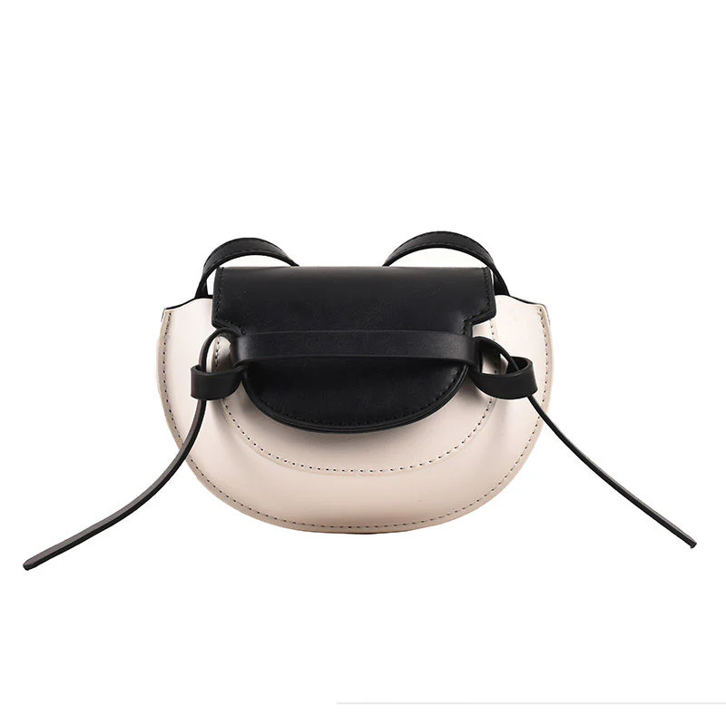 Niche Design Colorblock Shoulder Bag, All-Match Crossbody Bag, Women's Saddle Bag - Deanwangkt