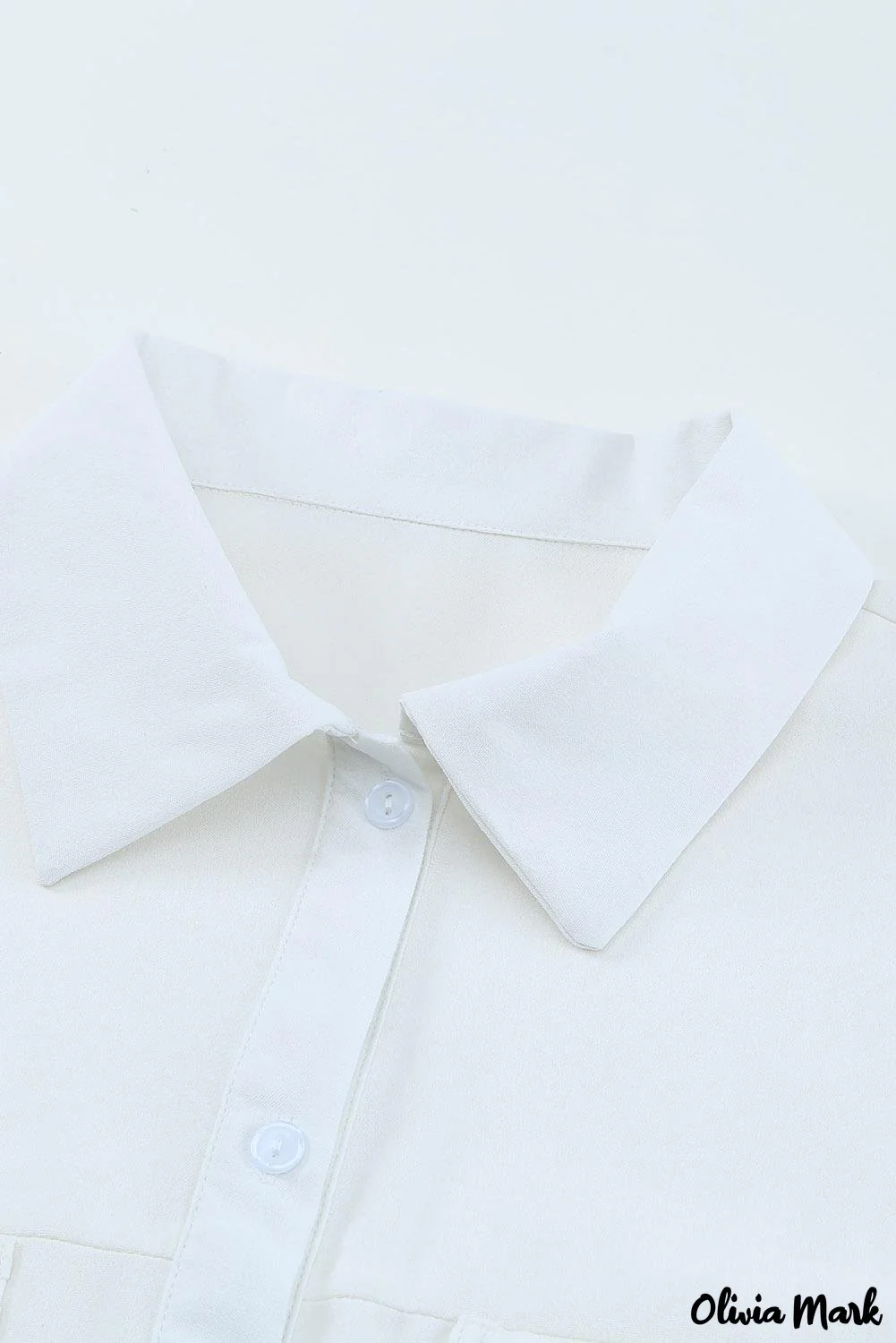 Deanwangkt - White buttoned shirt with long sleeves and plain pocket - Deanwangkt