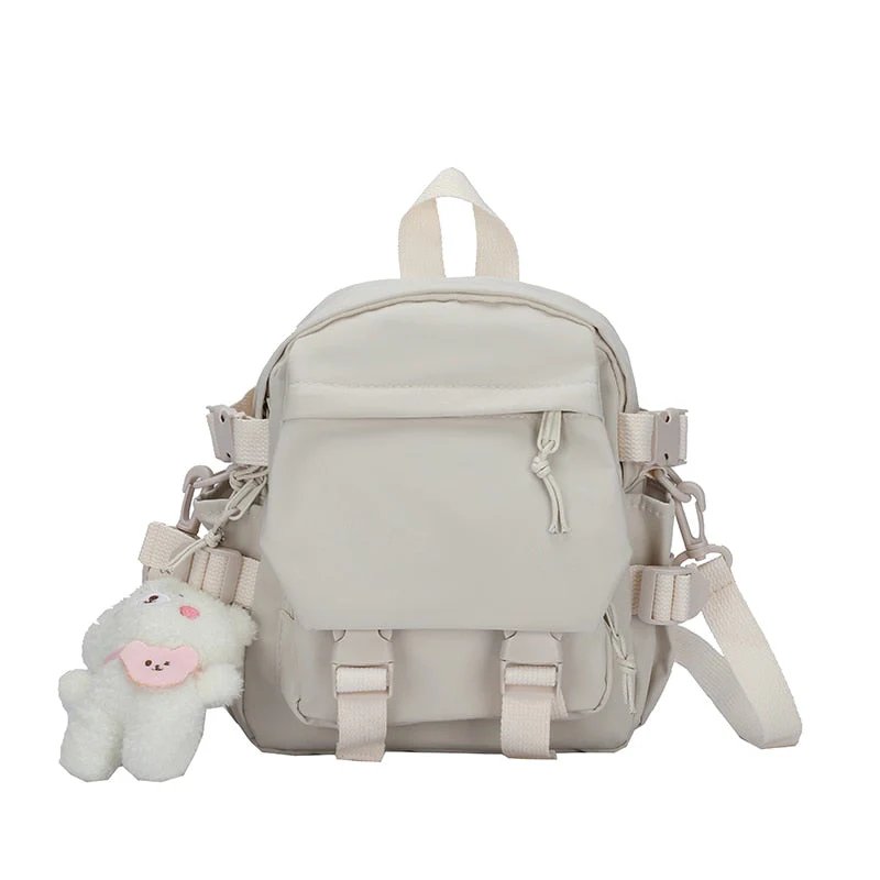 Back to school backpack Fashion Kawaii Mini Shoulder Bag For Teenage Girls Multi-Function Small Ladies Travle Backpacks - Deanwangkt