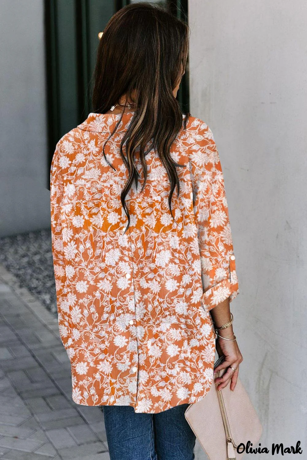Deanwangkt - White Floral Button Down Long Sleeve Shirt - Deanwangkt