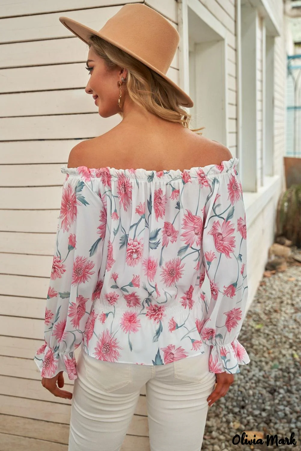 Deanwangkt - Floral off-the-shoulder blouse - Deanwangkt