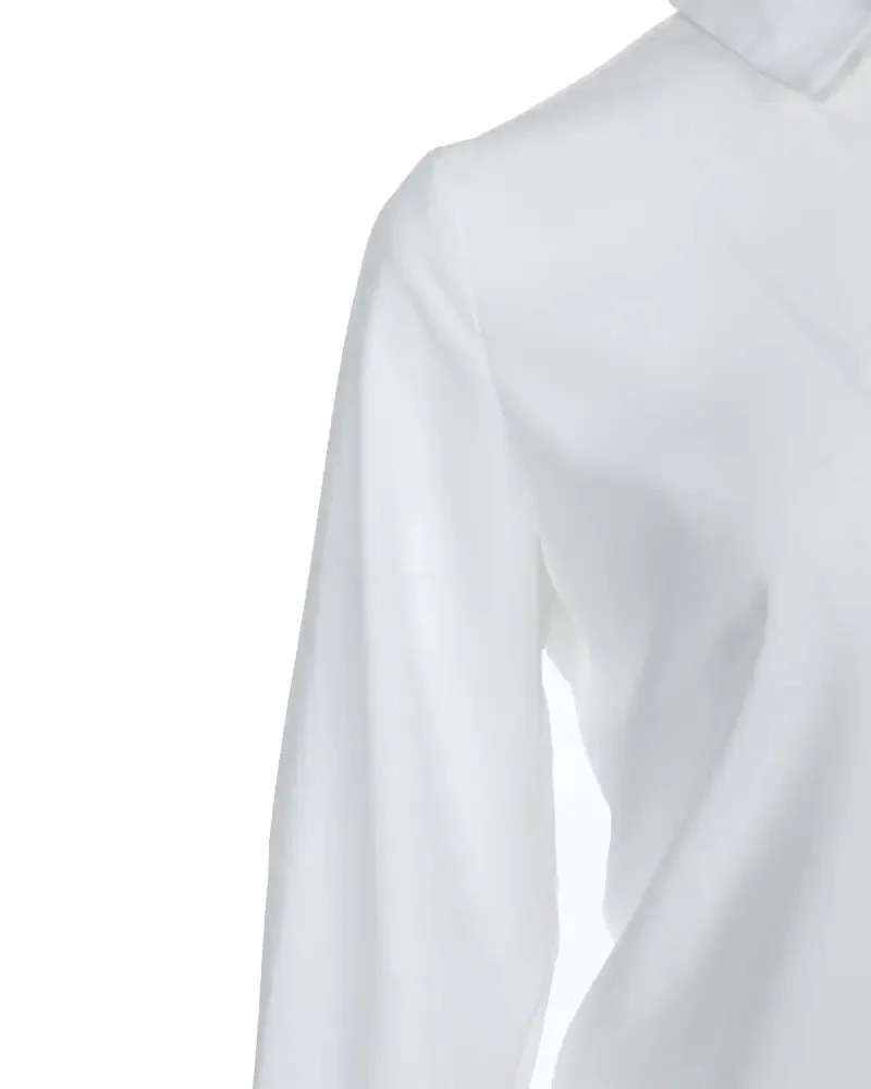 Deanwangkt - Long sleeve button down shirt with letter patch - Deanwangkt