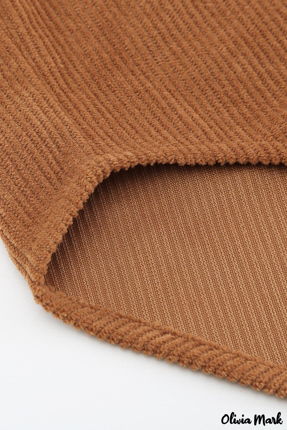 Deanwangkt - Brown Checked Corduroy Shirt - Deanwangkt