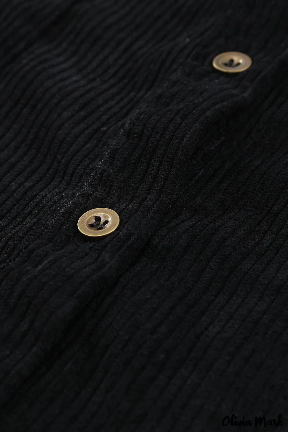 Deanwangkt - Beige corduroy buttoned long sleeve shirt with pockets - Deanwangkt