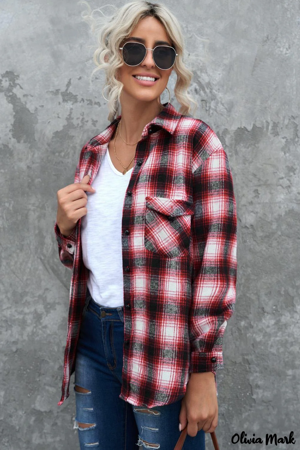 Deanwangkt - Black checked jacket with pockets and buttons - Deanwangkt