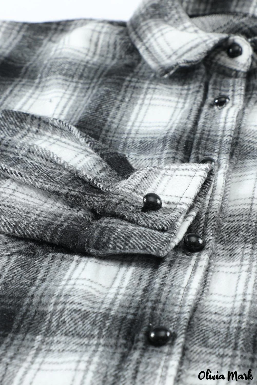 Deanwangkt - Black checked jacket with pockets and buttons - Deanwangkt