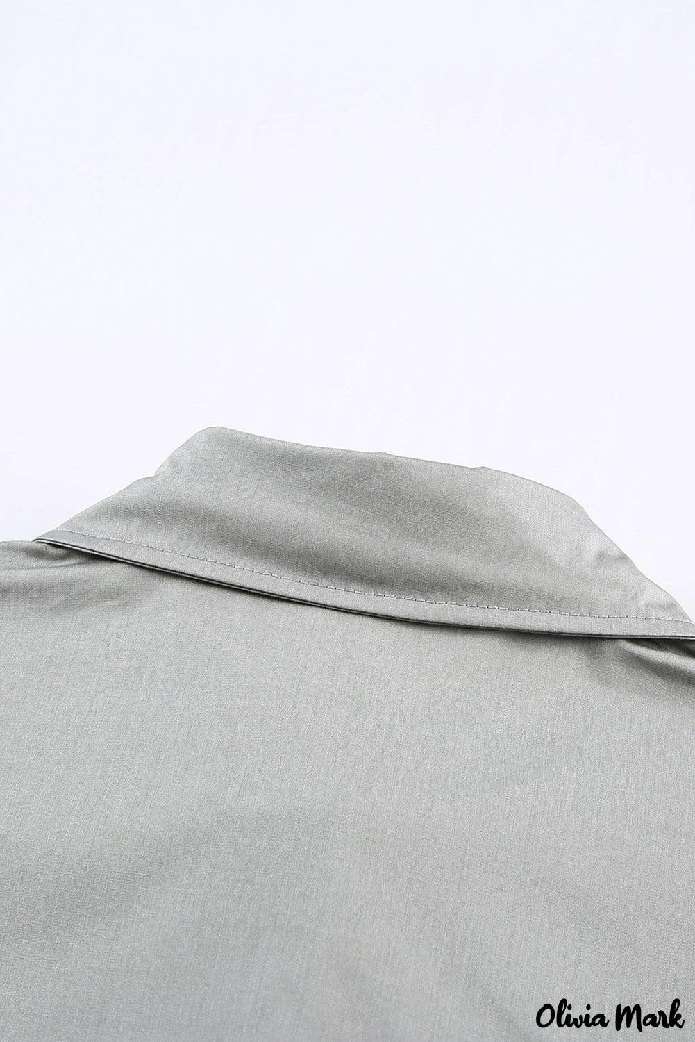 Deanwangkt - Patchwork Drop Shoulder Long Sleeve Shirt - Deanwangkt