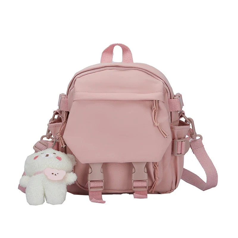 Back to school backpack Fashion Kawaii Mini Shoulder Bag For Teenage Girls Multi-Function Small Ladies Travle Backpacks - Deanwangkt