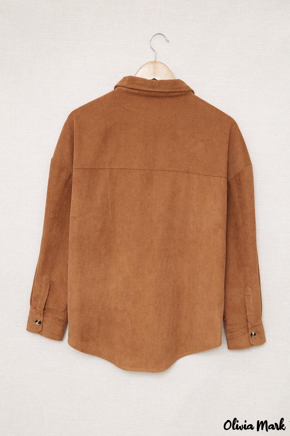 Deanwangkt - Brown Checked Corduroy Shirt - Deanwangkt