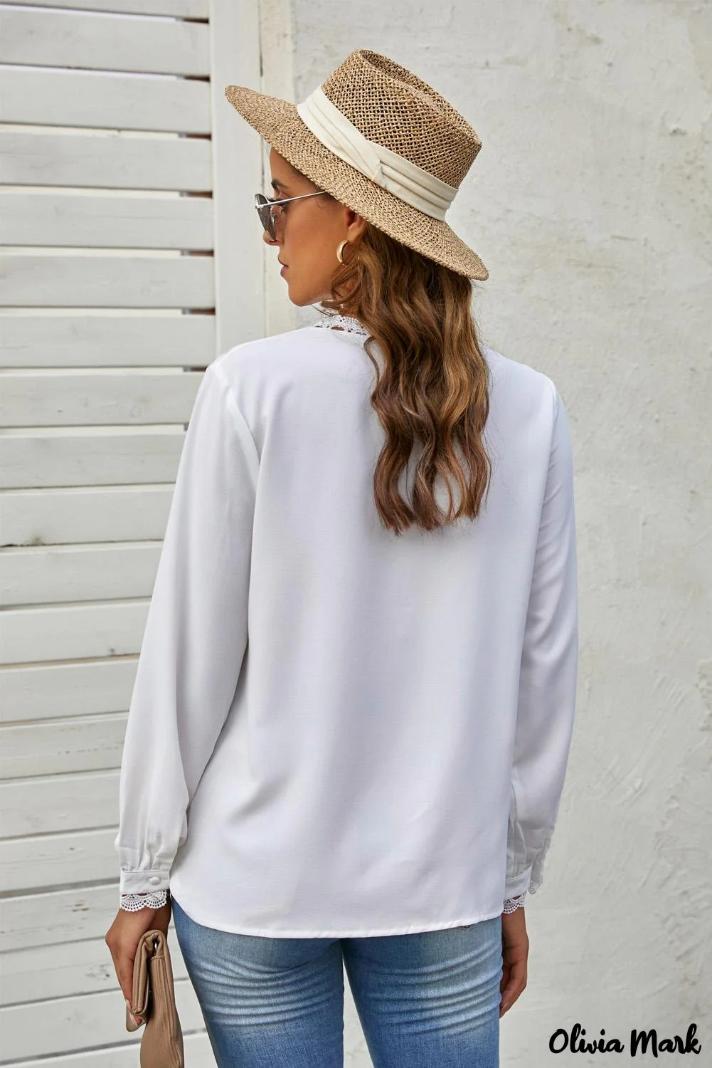 Deanwangkt - Black Crochet Lace Button Down Long Sleeve Shirt - Deanwangkt