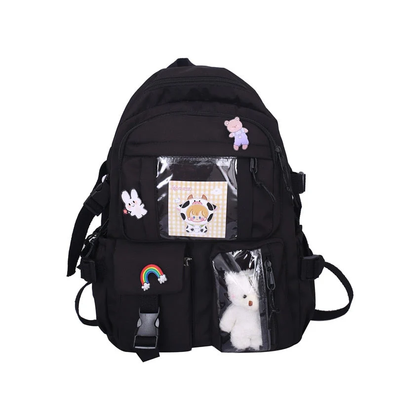 Back to school backpack Schoolbag Girl INS Korean Edition College Wind High Junior High Students SEN Department Of Girls Backpack - Deanwangkt