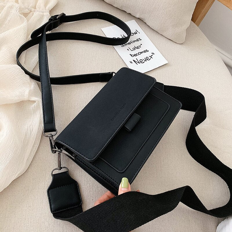 Back To College Deanwangkt Broadband Female Bag New Shoulder Bag Ladies Messenger Bag Luxury Designer Long Belt Bag Ladies Bag Purse Mobile Phone Bag - Deanwangkt