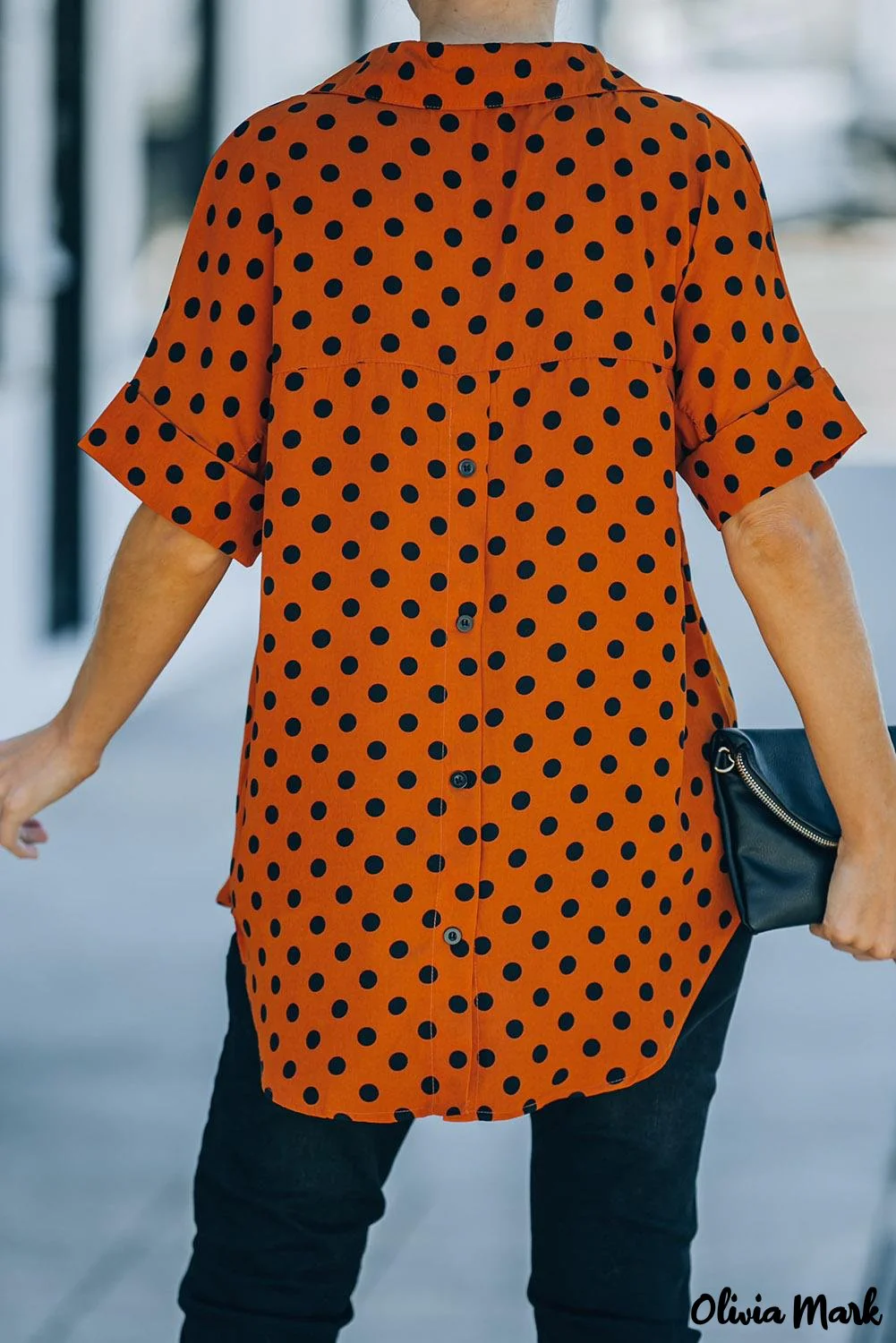 Deanwangkt - Leopard Print Draped V-Neck Blouse - Deanwangkt