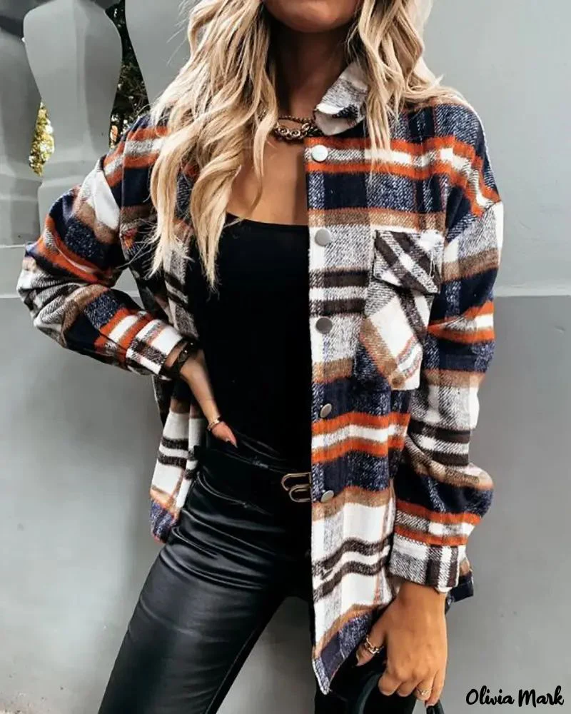 Deanwangkt - Plaid top with buttoned pocket - Deanwangkt