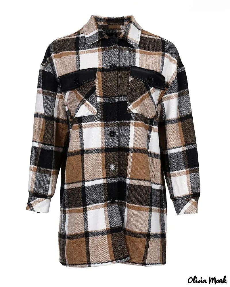 Deanwangkt - Plaid print buttoned jacket with flap - Deanwangkt