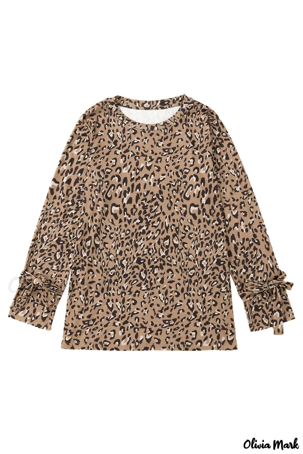 Deanwangkt - Leopard Print Long Sleeve Blouse - Deanwangkt