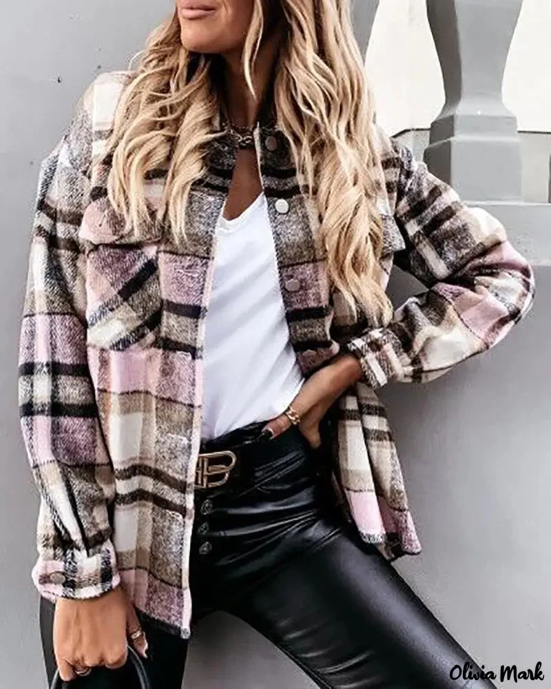 Deanwangkt - Plaid top with buttoned pocket - Deanwangkt