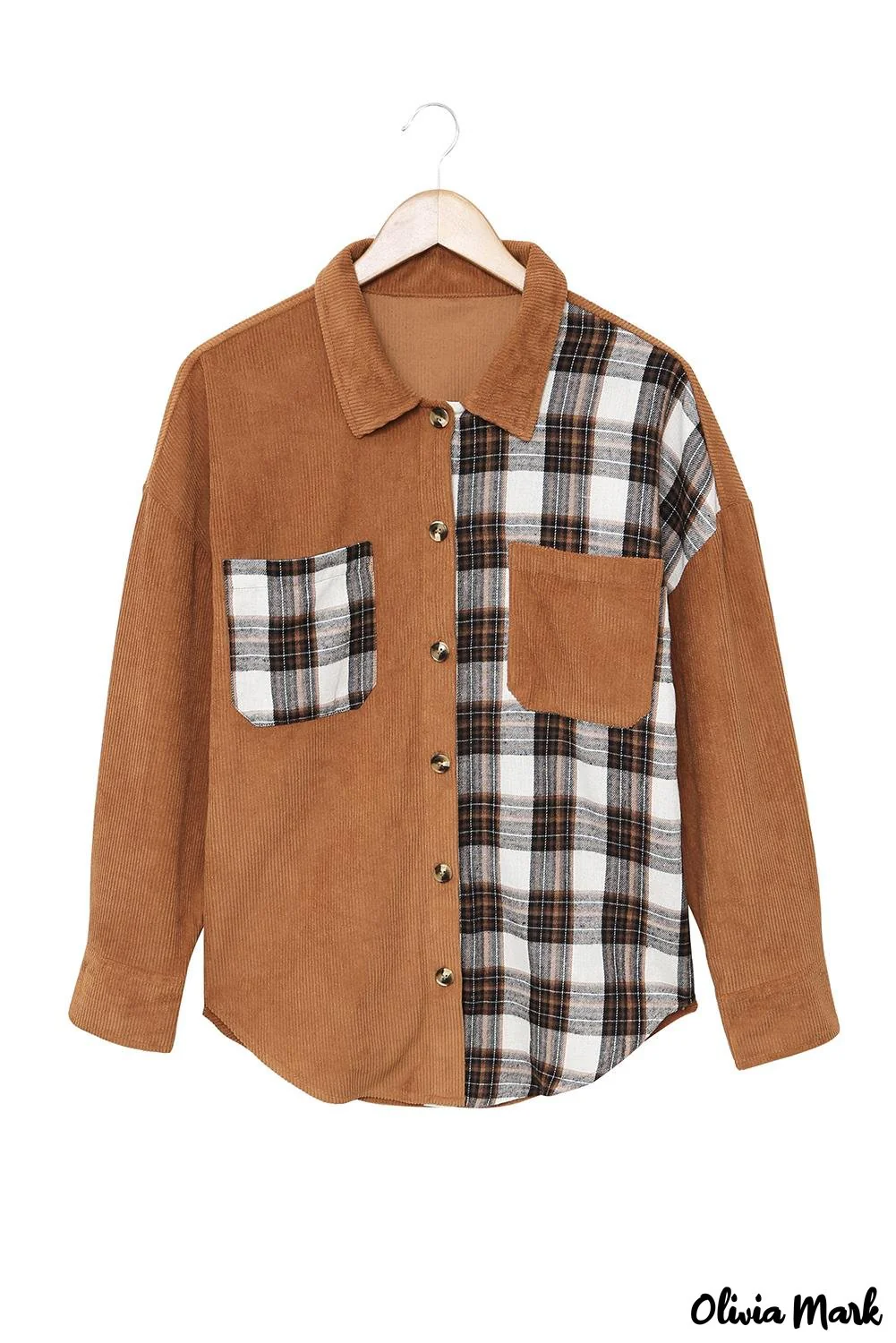 Deanwangkt - Brown Checked Corduroy Shirt - Deanwangkt
