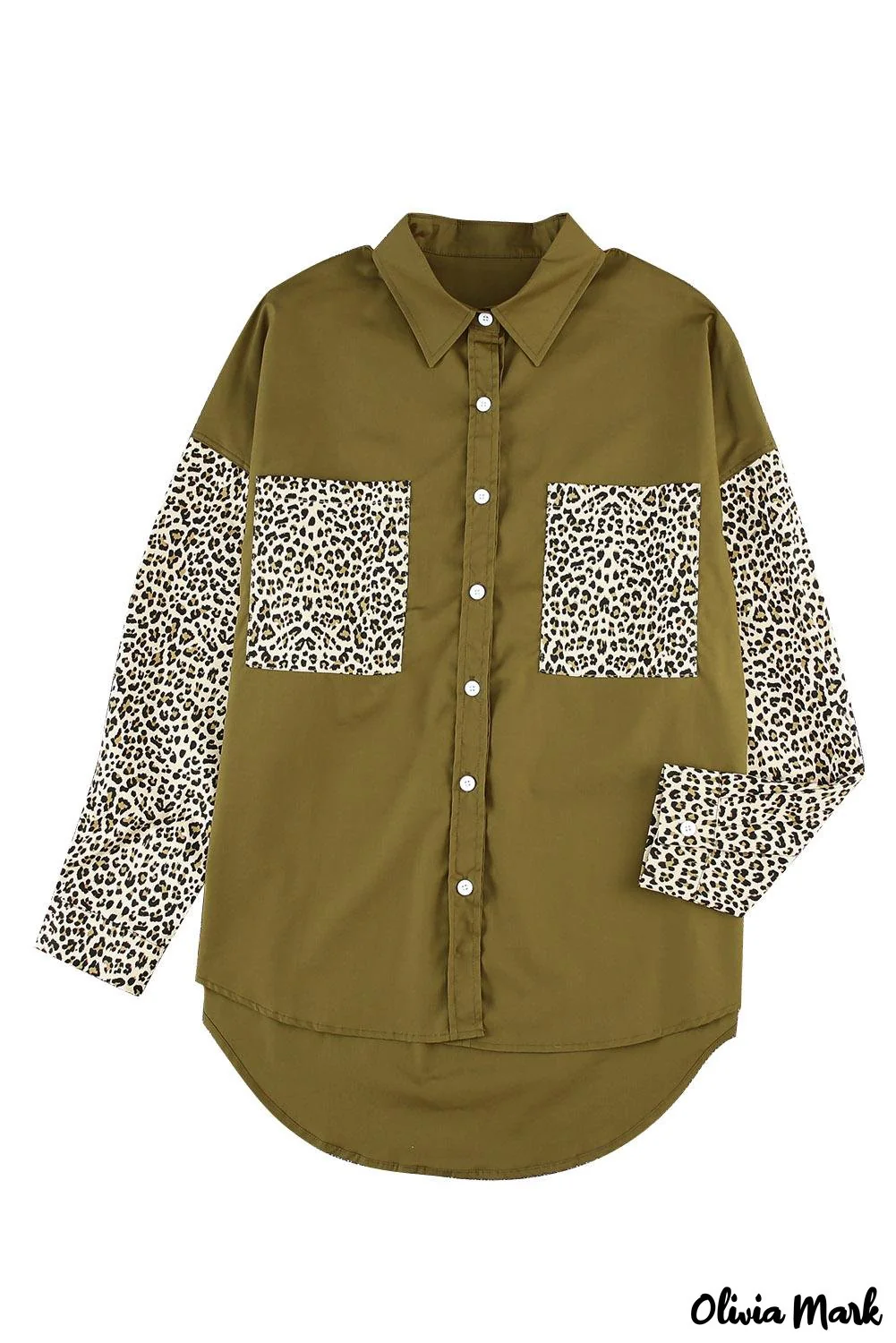 Deanwangkt - Patchwork Drop Shoulder Long Sleeve Shirt - Deanwangkt