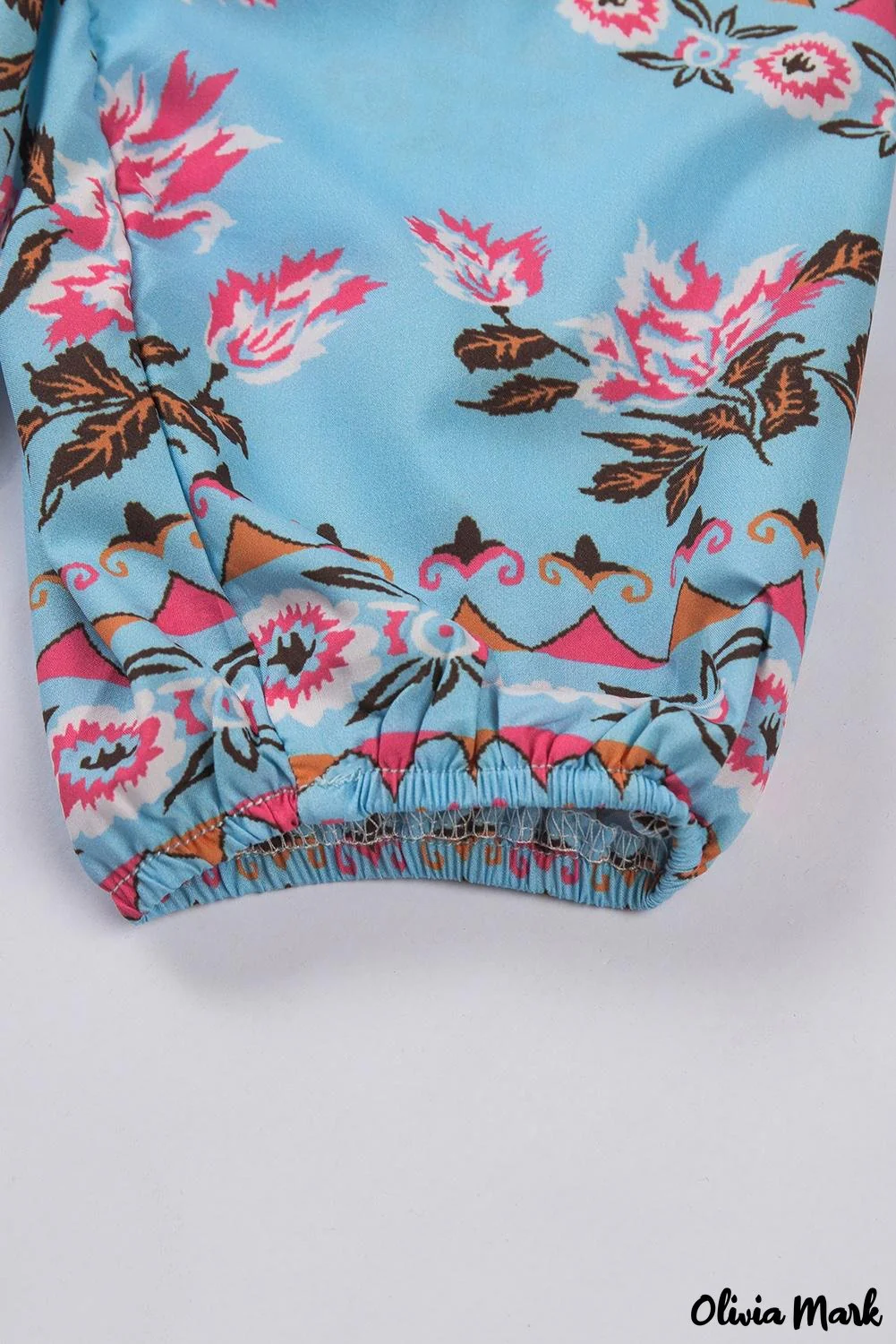 Deanwangkt - Multicolor Peasant Blouse With Floral Print - Deanwangkt