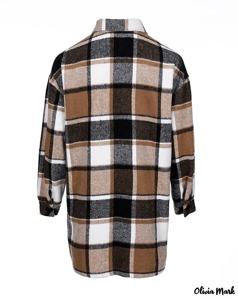 Deanwangkt - Plaid print buttoned jacket with flap - Deanwangkt