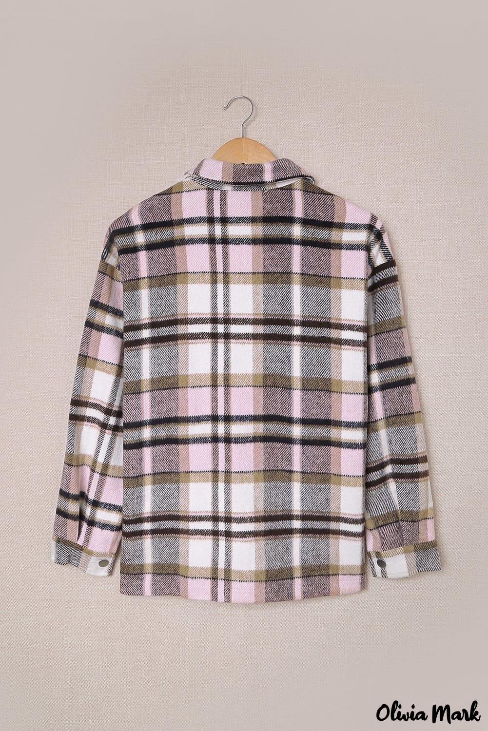 Deanwangkt - Pink Geometric Check Pocket Shirt - Deanwangkt