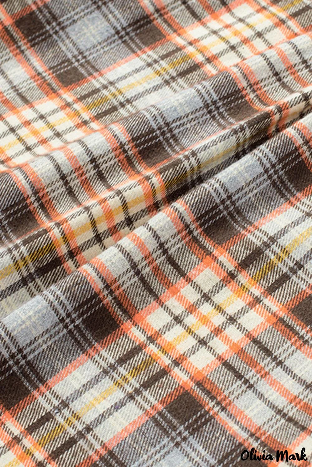 Deanwangkt - Plaid Button-Up Long Sleeve Shirt - Deanwangkt